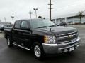 2013 Black Chevrolet Silverado 1500 LT Crew Cab 4x4  photo #3