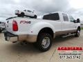 2012 Oxford White Ford F350 Super Duty Lariat Crew Cab 4x4 Dually  photo #8