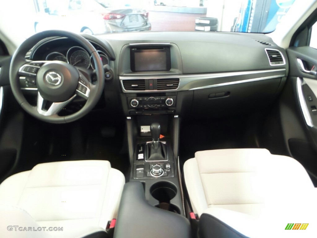 Parchment Interior 2016 Mazda CX-5 Grand Touring AWD Photo #103213396