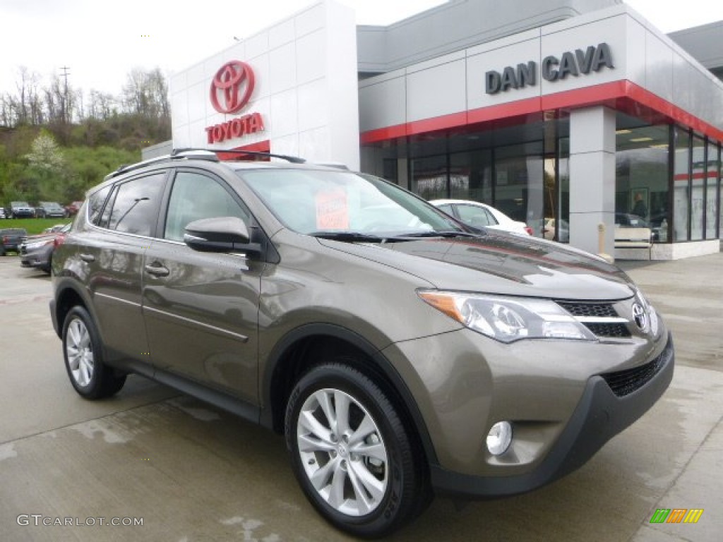 2014 RAV4 Limited AWD - Pyrite Mica / Beige photo #1