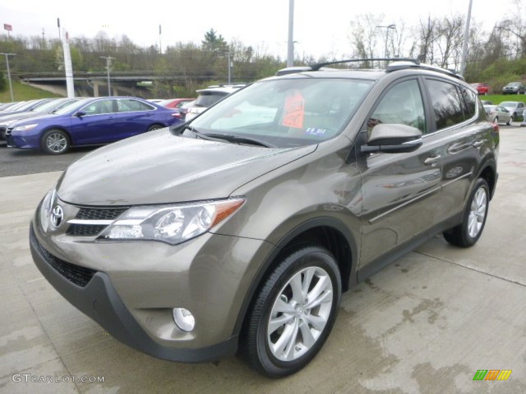 2014 RAV4 Limited AWD - Pyrite Mica / Beige photo #8