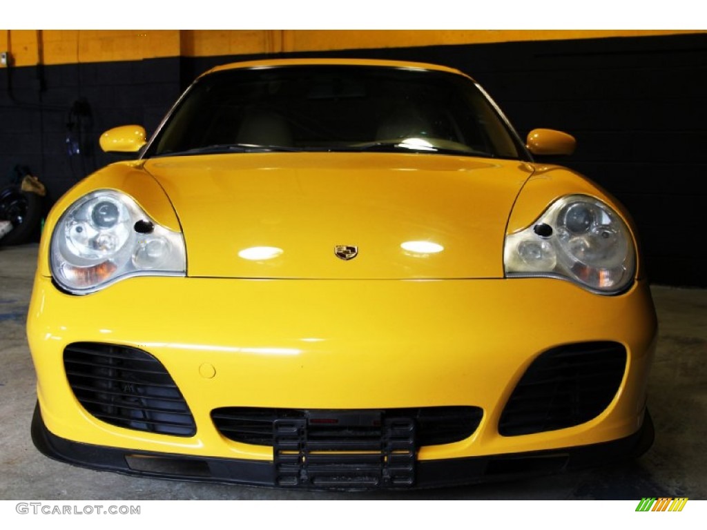 Speed Yellow 2001 Porsche 911 Turbo Coupe Exterior Photo #103216580
