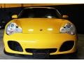 Speed Yellow 2001 Porsche 911 Turbo Coupe Exterior