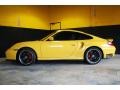 2001 Speed Yellow Porsche 911 Turbo Coupe  photo #6
