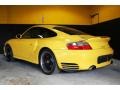 2001 Speed Yellow Porsche 911 Turbo Coupe  photo #8