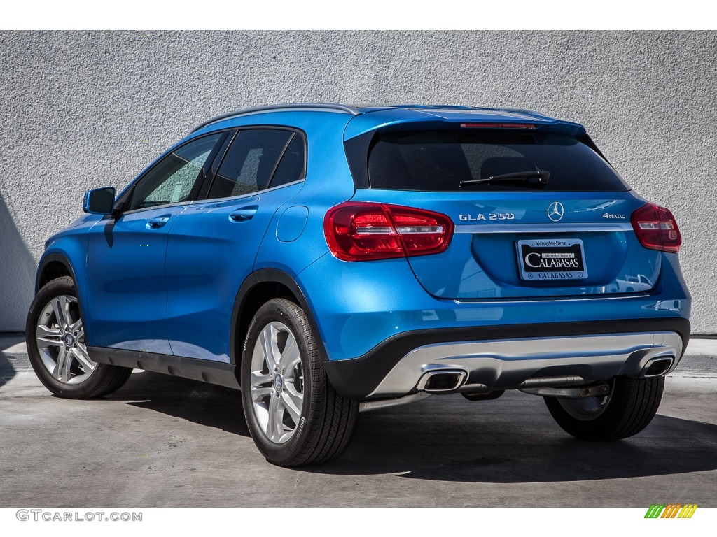 2015 GLA 250 4Matic - South Seas Blue Metallic / Ash photo #2