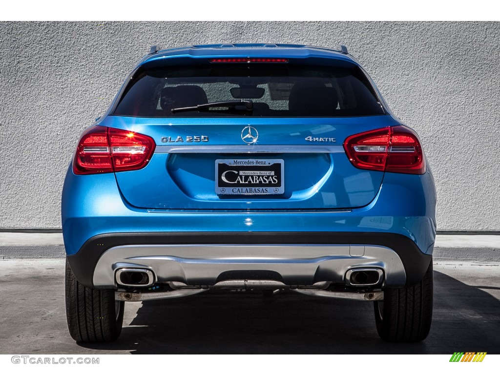 2015 GLA 250 4Matic - South Seas Blue Metallic / Ash photo #3
