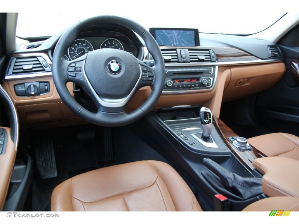 Saddle Brown Interior 2013 BMW 3 Series 328i xDrive Sedan Photo #103217521