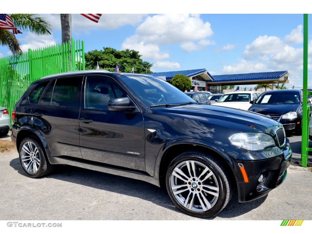 Black Sapphire Metallic 2012 BMW X5 xDrive35i Premium Exterior Photo #103217536