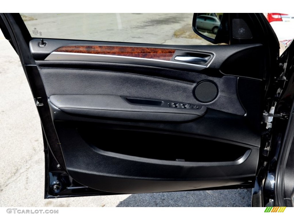 2012 BMW X5 xDrive35i Premium Black Door Panel Photo #103218418