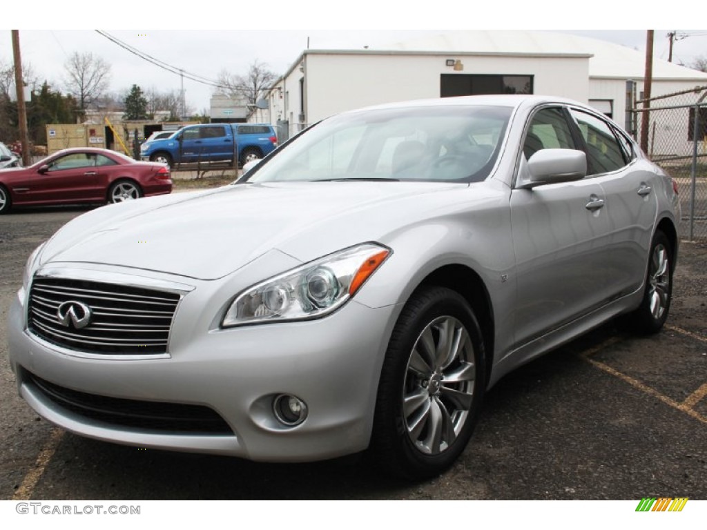 Liquid Platinum 2014 Infiniti Q70 3.7 AWD Exterior Photo #103218427