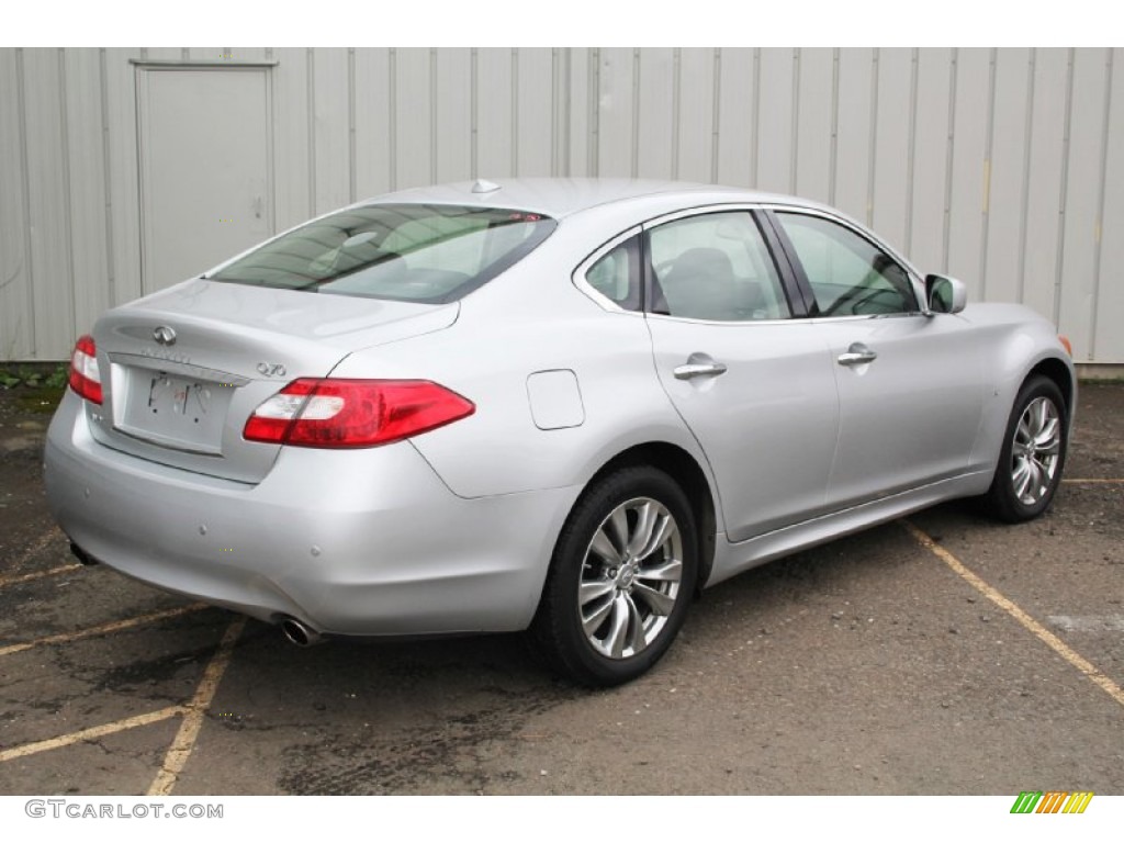 2014 Q70 3.7 AWD - Liquid Platinum / Graphite photo #6