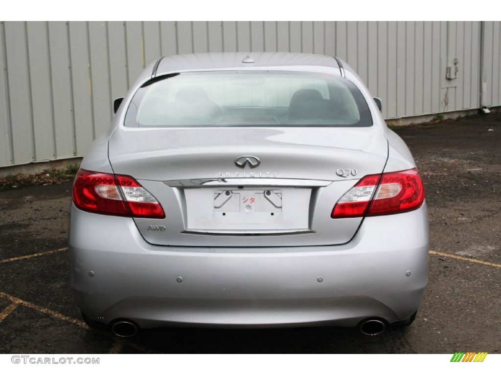 2014 Q70 3.7 AWD - Liquid Platinum / Graphite photo #7