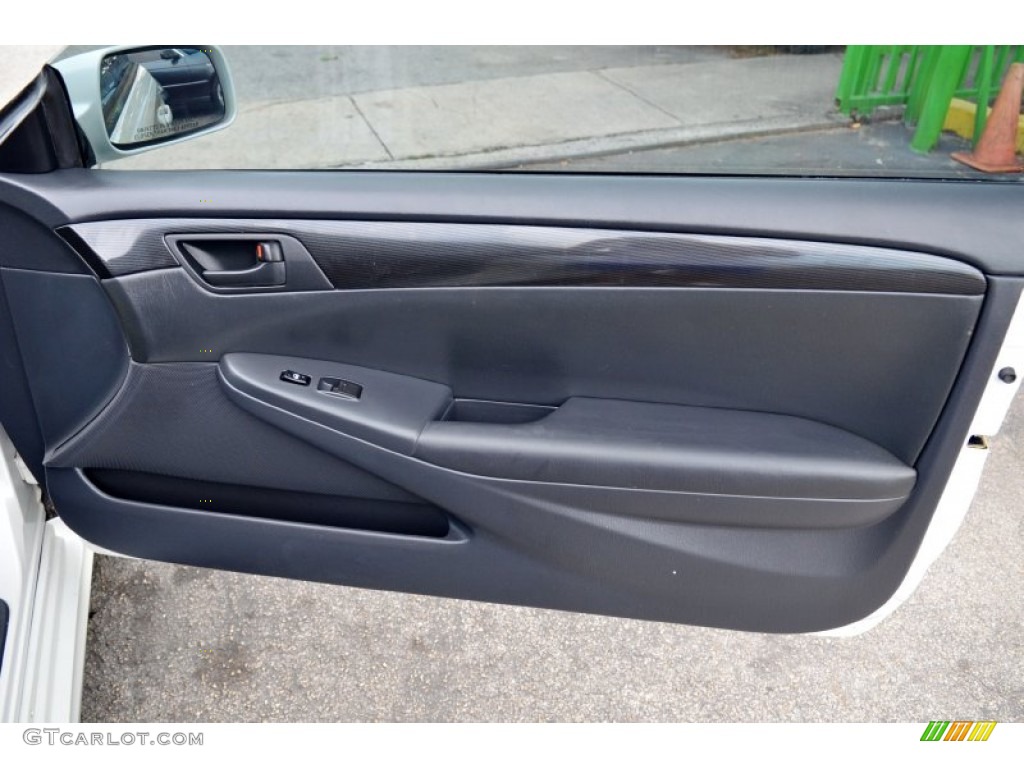 2004 Toyota Solara SE Sport V6 Coupe Dark Stone Gray Door Panel Photo #103220015