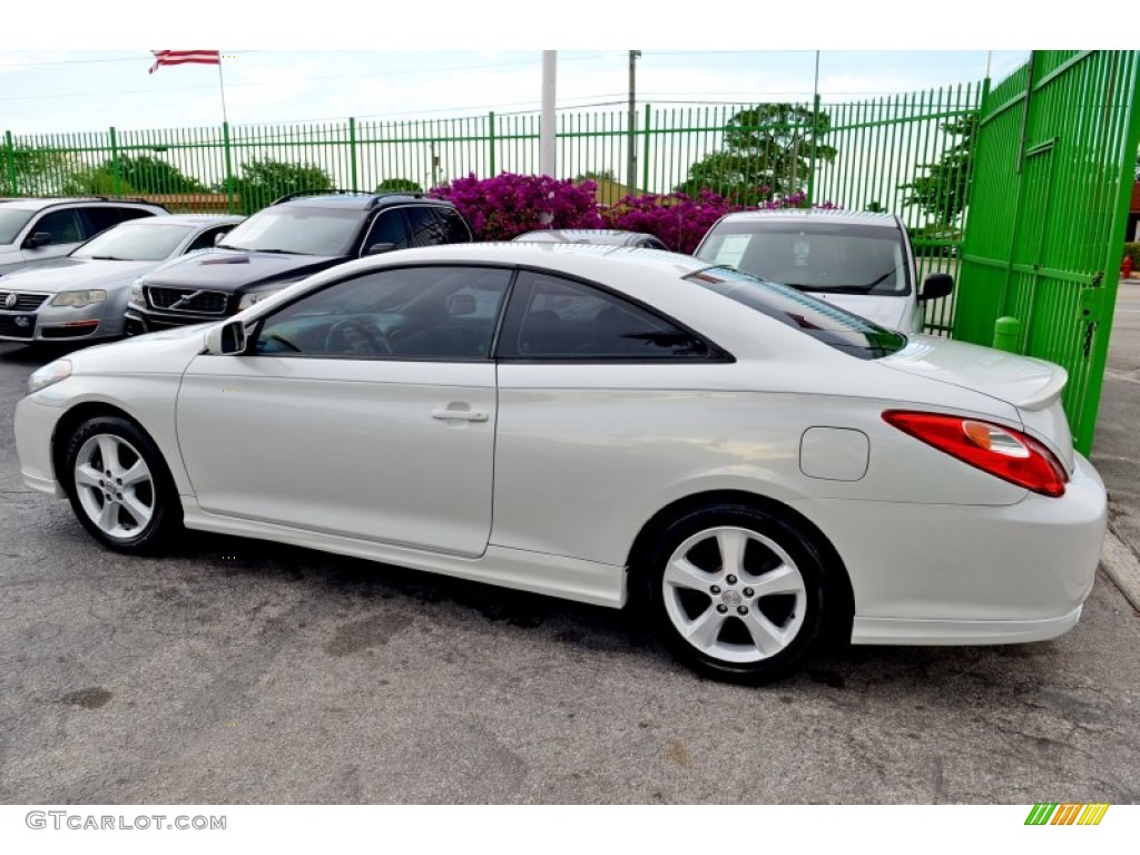 2004 Solara SE Sport V6 Coupe - Arctic Frost Pearl / Dark Stone Gray photo #31