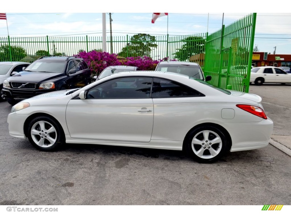2004 Solara SE Sport V6 Coupe - Arctic Frost Pearl / Dark Stone Gray photo #32
