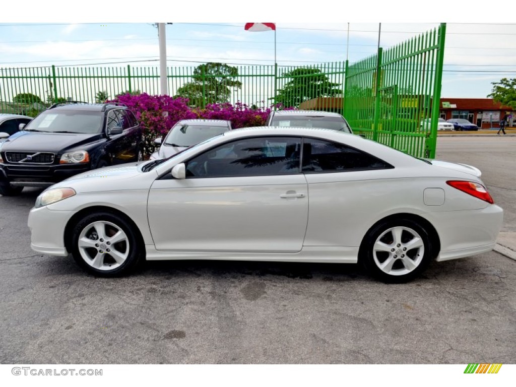 2004 Solara SE Sport V6 Coupe - Arctic Frost Pearl / Dark Stone Gray photo #33