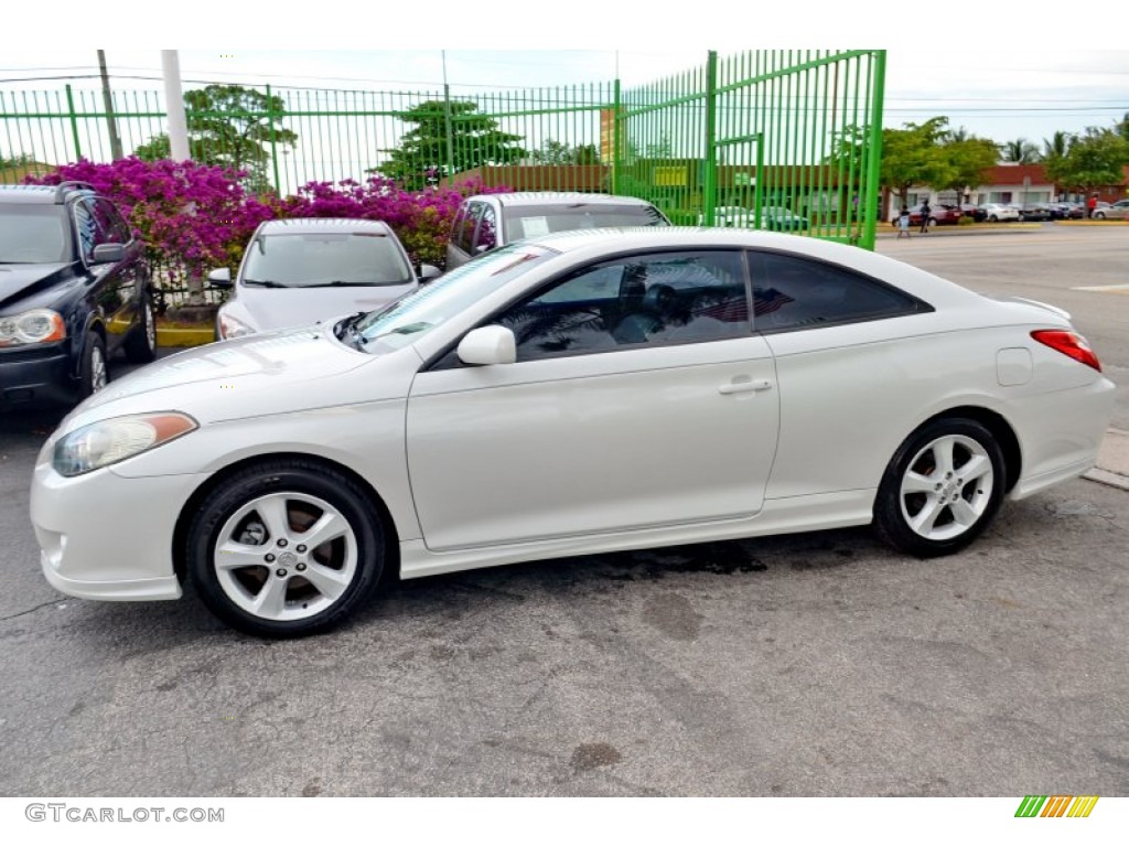 2004 Solara SE Sport V6 Coupe - Arctic Frost Pearl / Dark Stone Gray photo #34