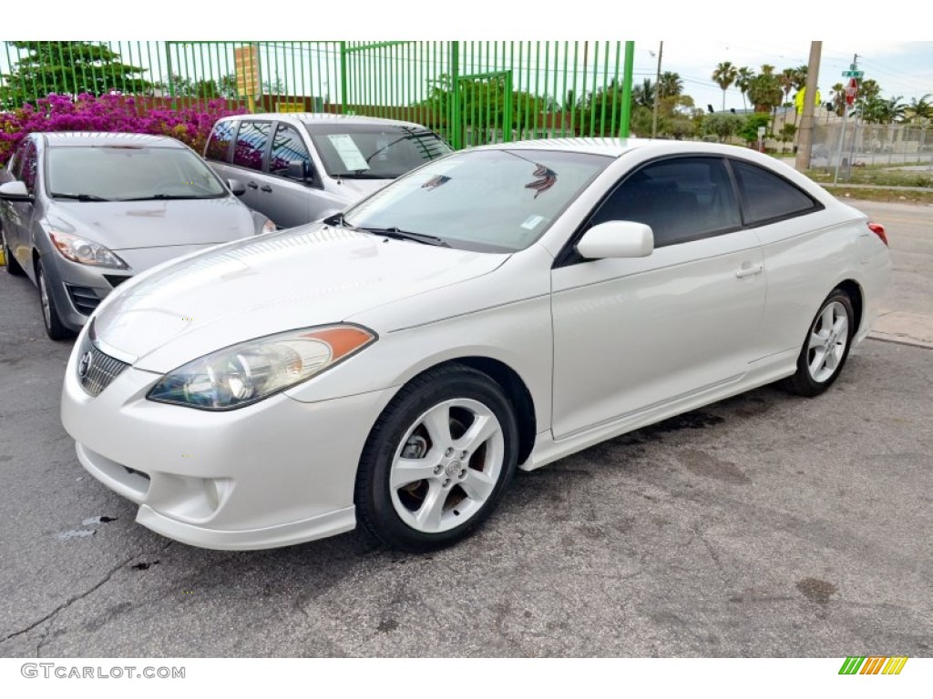 2004 Solara SE Sport V6 Coupe - Arctic Frost Pearl / Dark Stone Gray photo #35