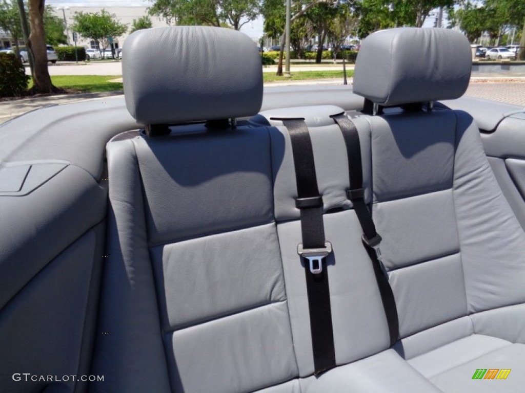2001 3 Series 325i Convertible - Titanium Silver Metallic / Grey photo #10