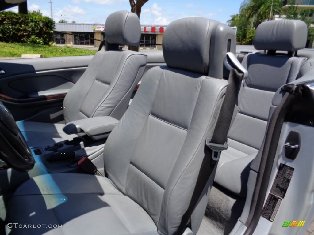 2001 BMW 3 Series 325i Convertible Front Seat Photo #103221190