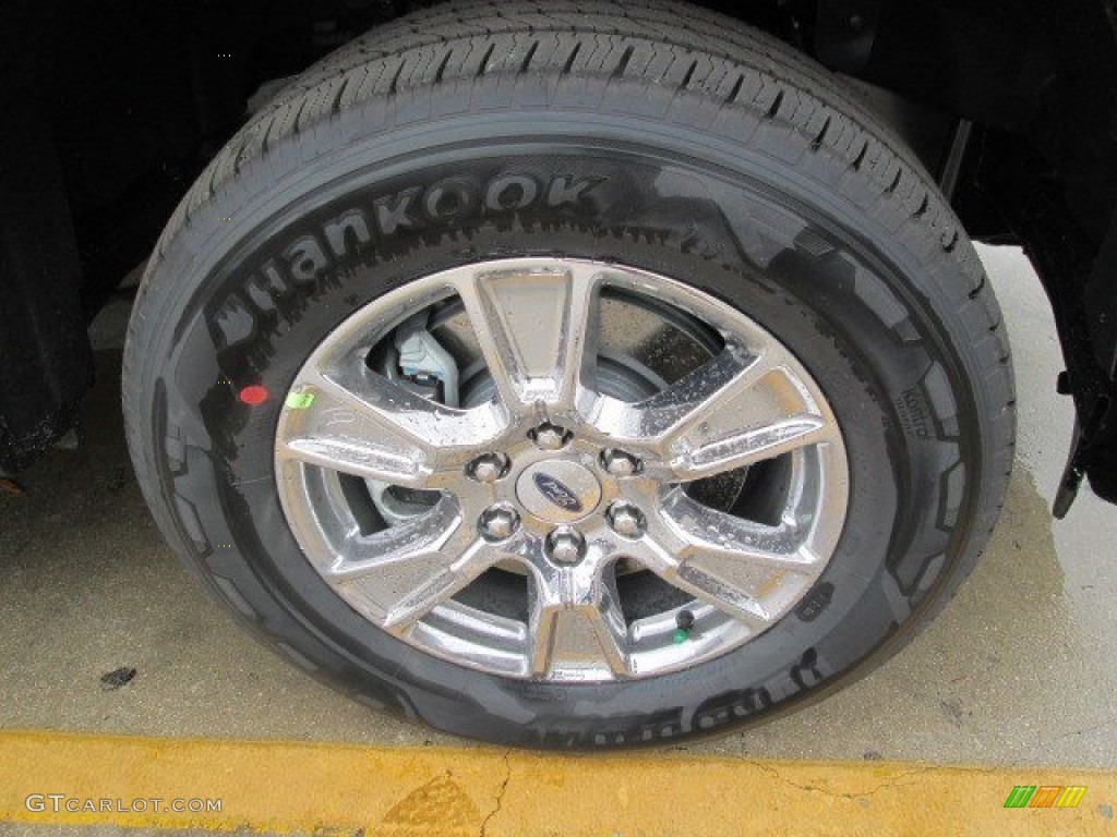 2015 F150 XLT SuperCrew - Ruby Red Metallic / Medium Earth Gray photo #3