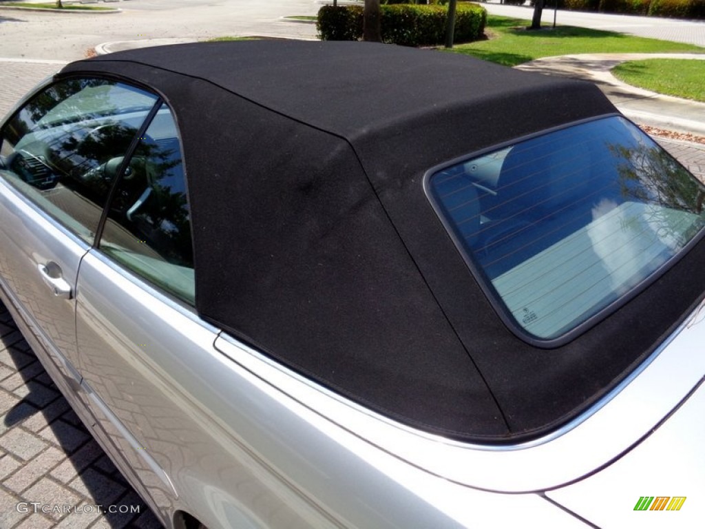 2001 3 Series 325i Convertible - Titanium Silver Metallic / Grey photo #57