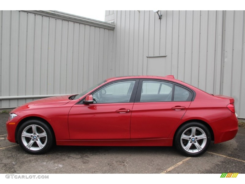 2013 3 Series 328i xDrive Sedan - Melbourne Red Metallic / Black photo #3