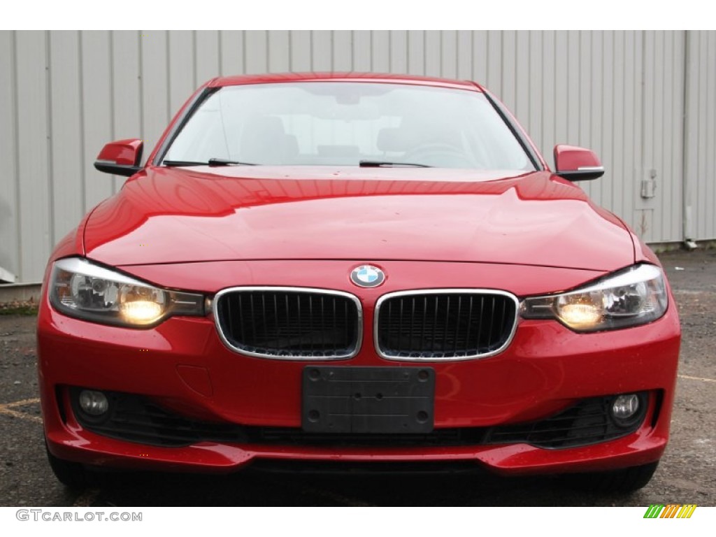 2013 3 Series 328i xDrive Sedan - Melbourne Red Metallic / Black photo #4