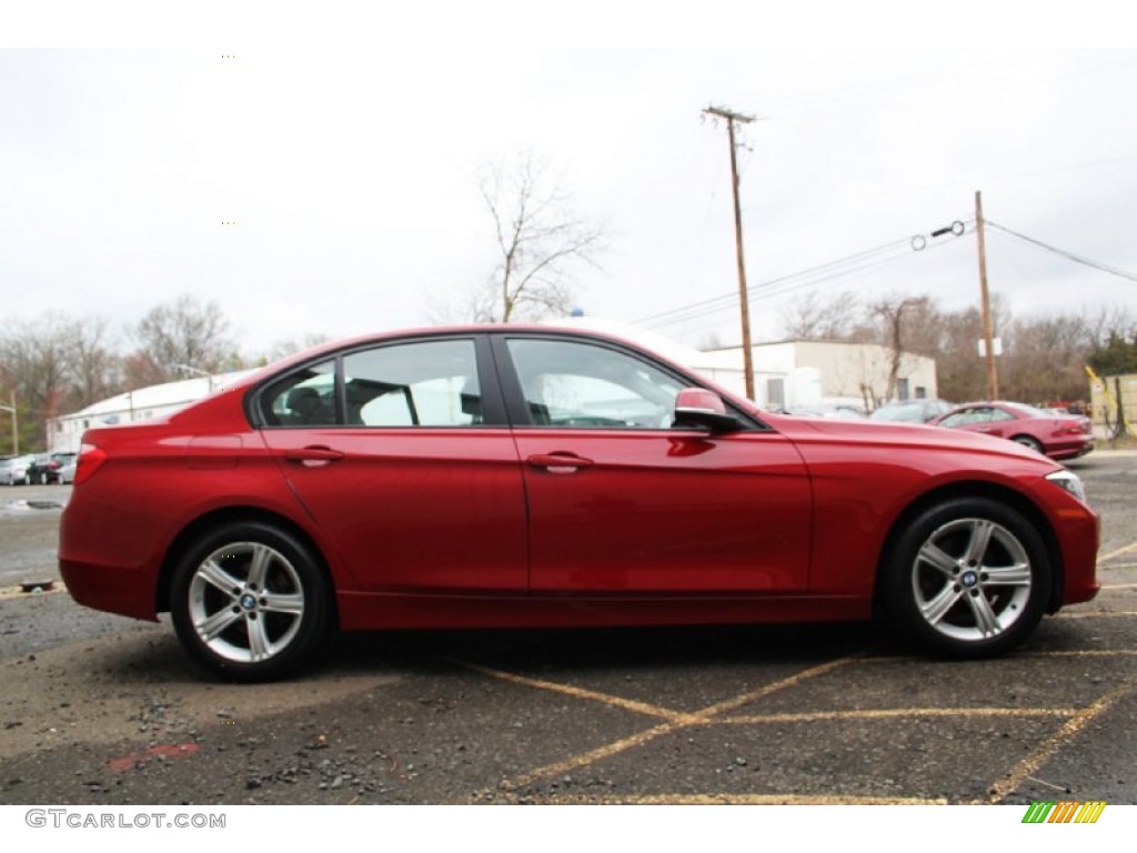 2013 3 Series 328i xDrive Sedan - Melbourne Red Metallic / Black photo #6