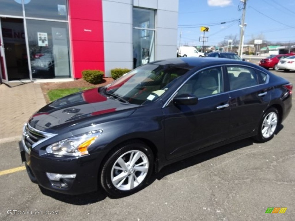 2015 Altima 2.5 SV - Storm Blue / Beige photo #1