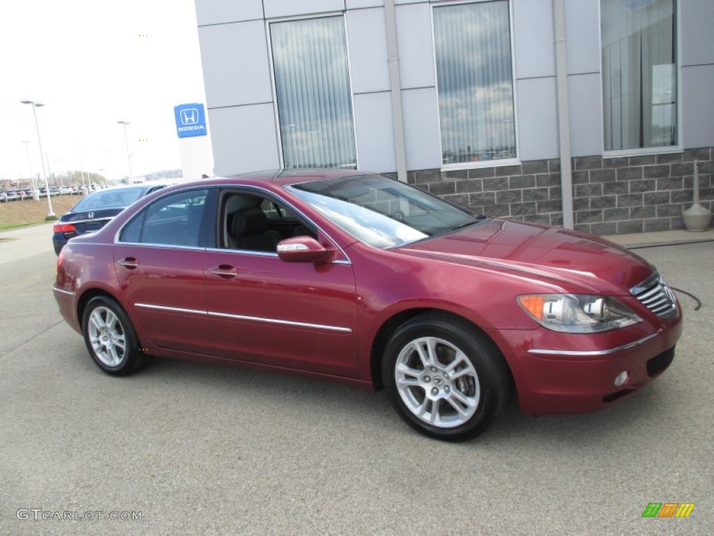 2005 RL 3.5 AWD Sedan - Redondo Red Pearl / Ebony photo #1