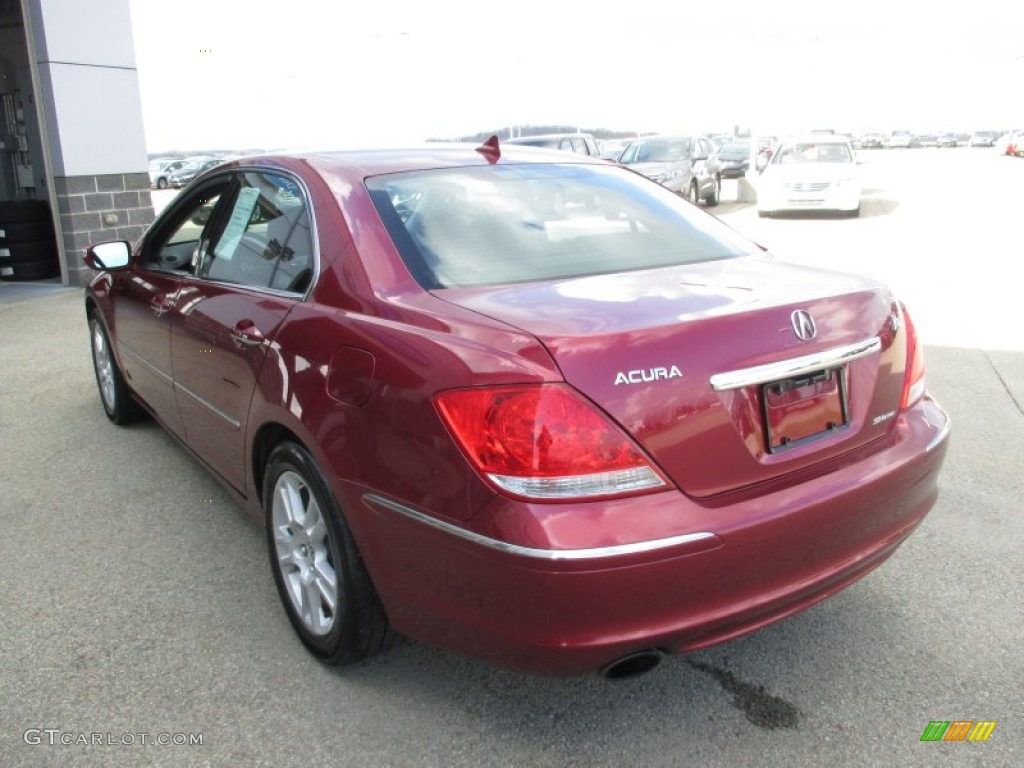 2005 RL 3.5 AWD Sedan - Redondo Red Pearl / Ebony photo #17