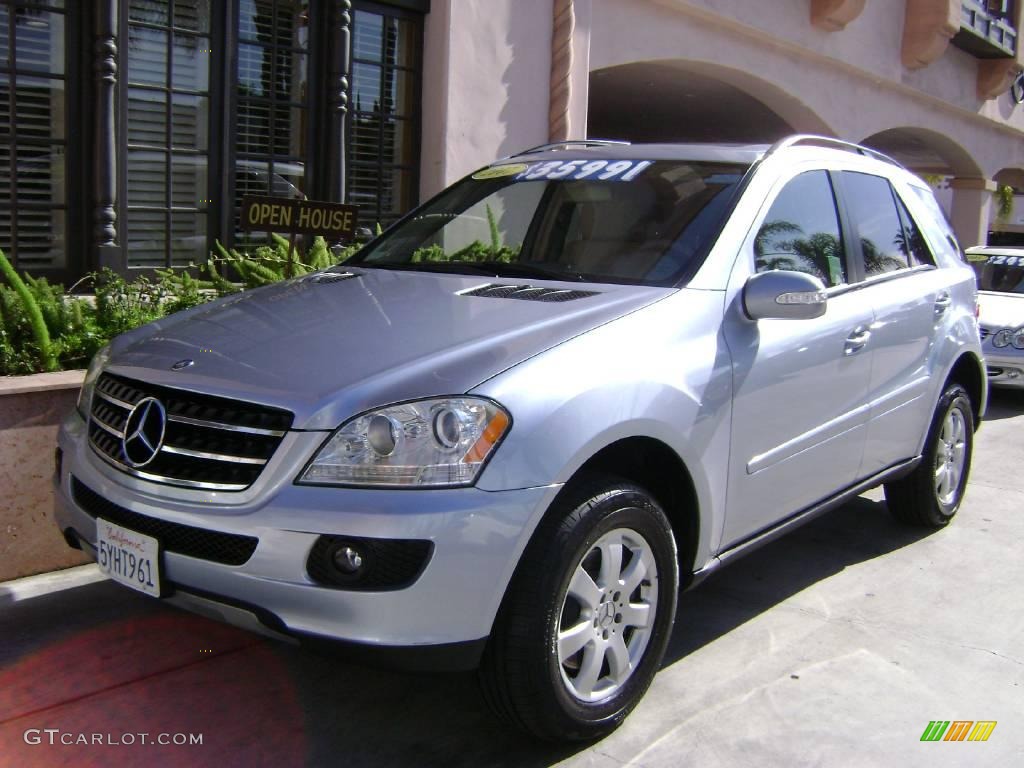 2007 ML 350 4Matic - Alpine Rain Metallic / Macadamia photo #1