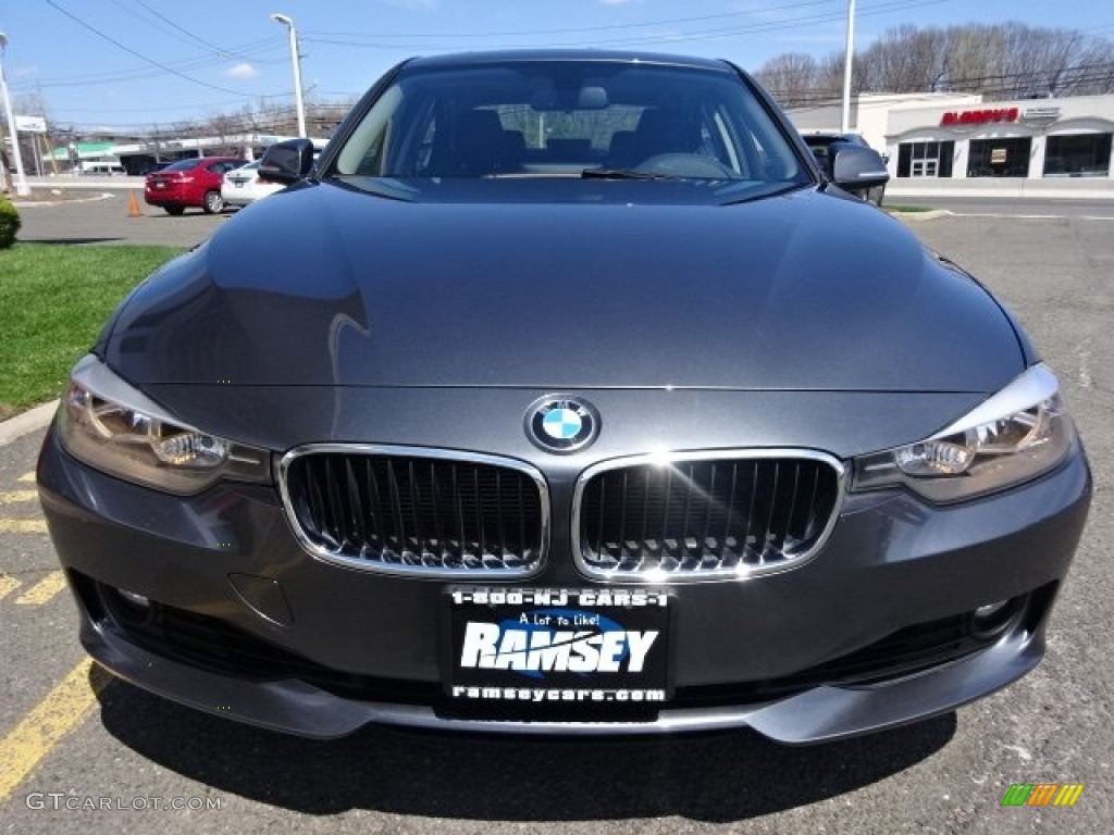 2014 3 Series 328i xDrive Sedan - Mineral Grey Metallic / Black photo #2