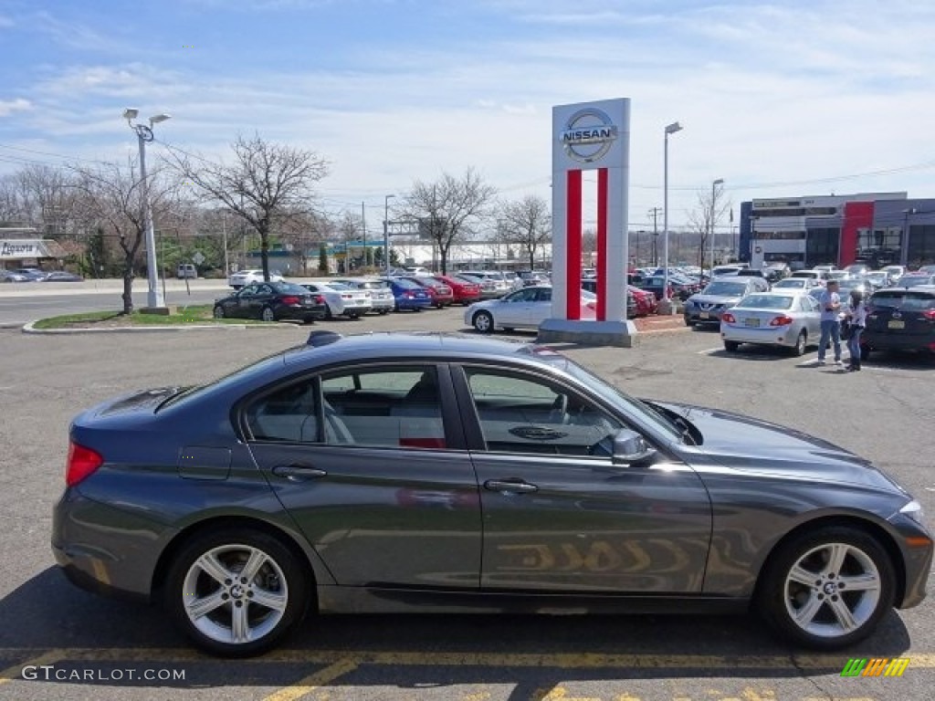 2014 3 Series 328i xDrive Sedan - Mineral Grey Metallic / Black photo #4