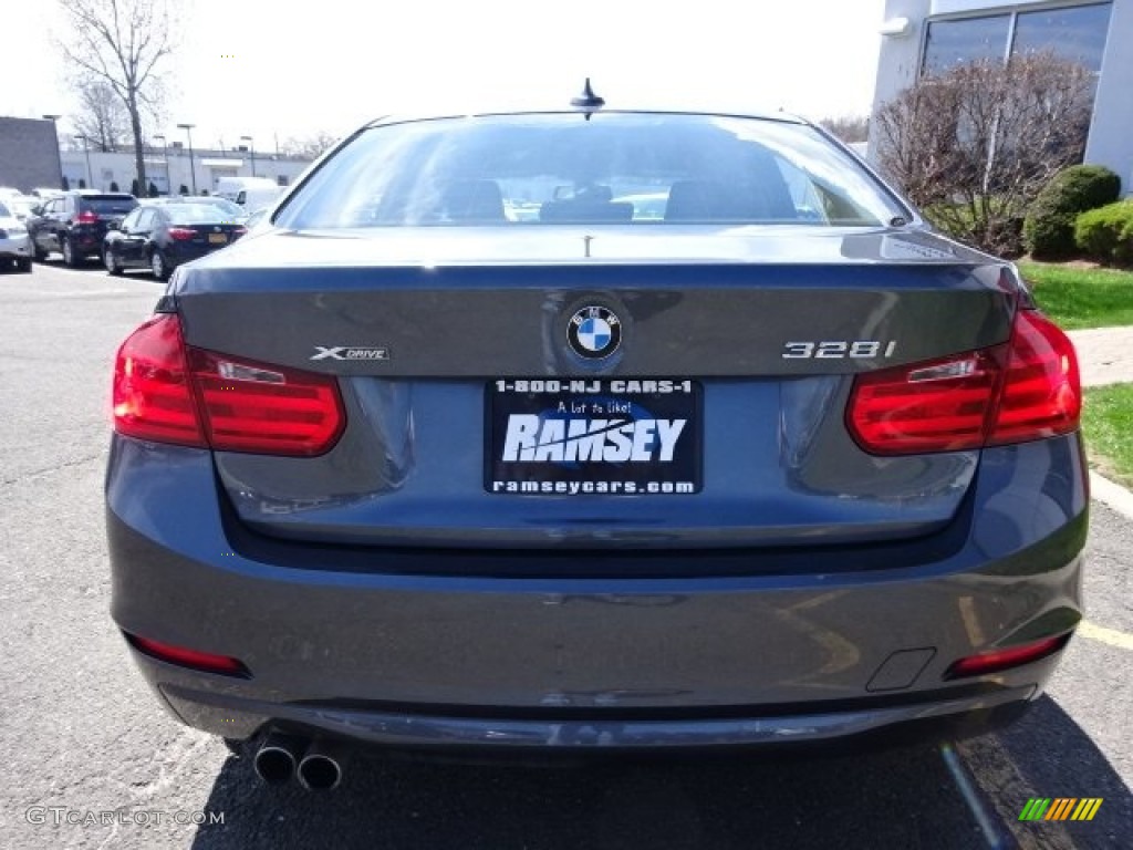 2014 3 Series 328i xDrive Sedan - Mineral Grey Metallic / Black photo #6