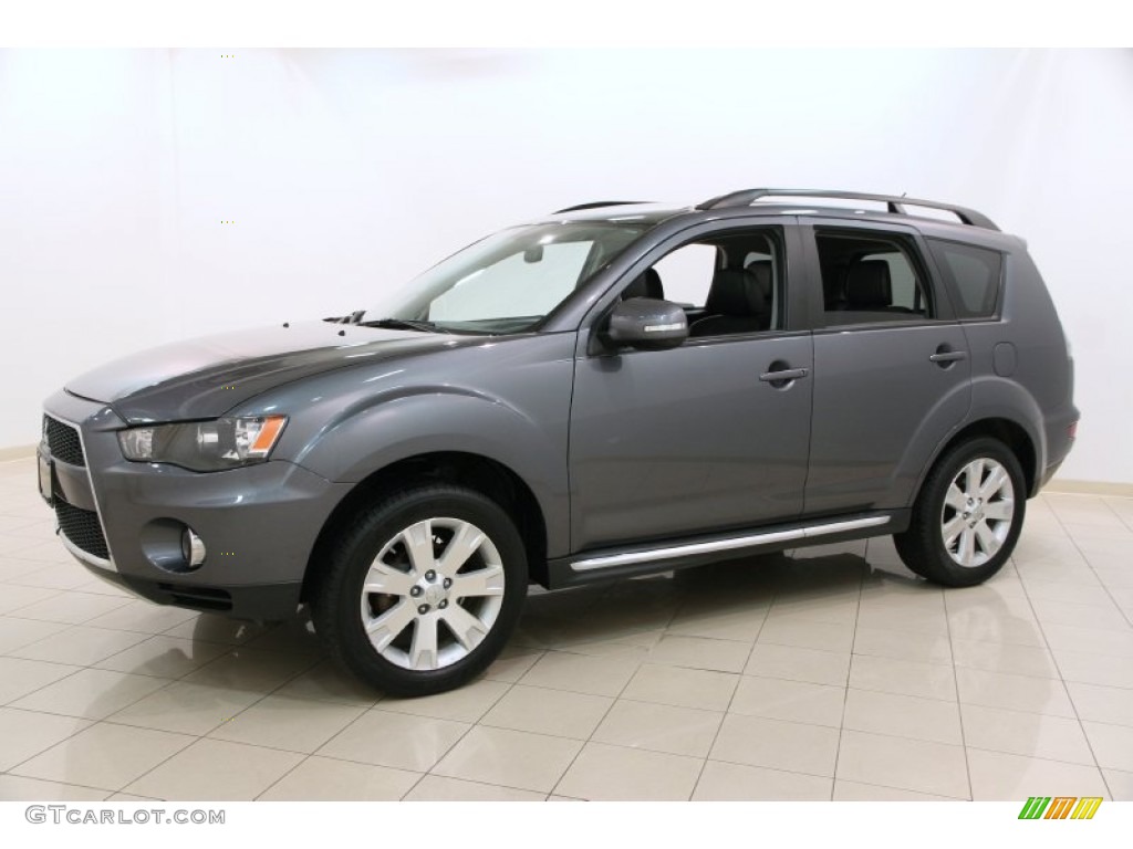 2011 Outlander SE - Graphite Gray Pearl / Black photo #3