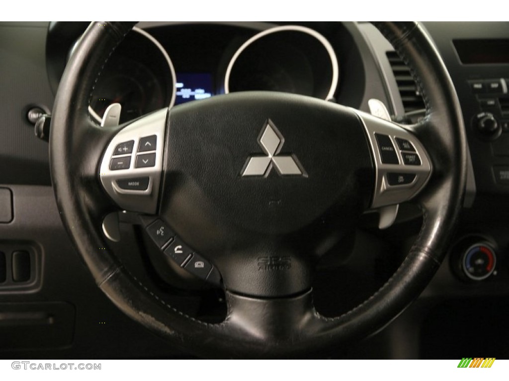 2011 Outlander SE - Graphite Gray Pearl / Black photo #6
