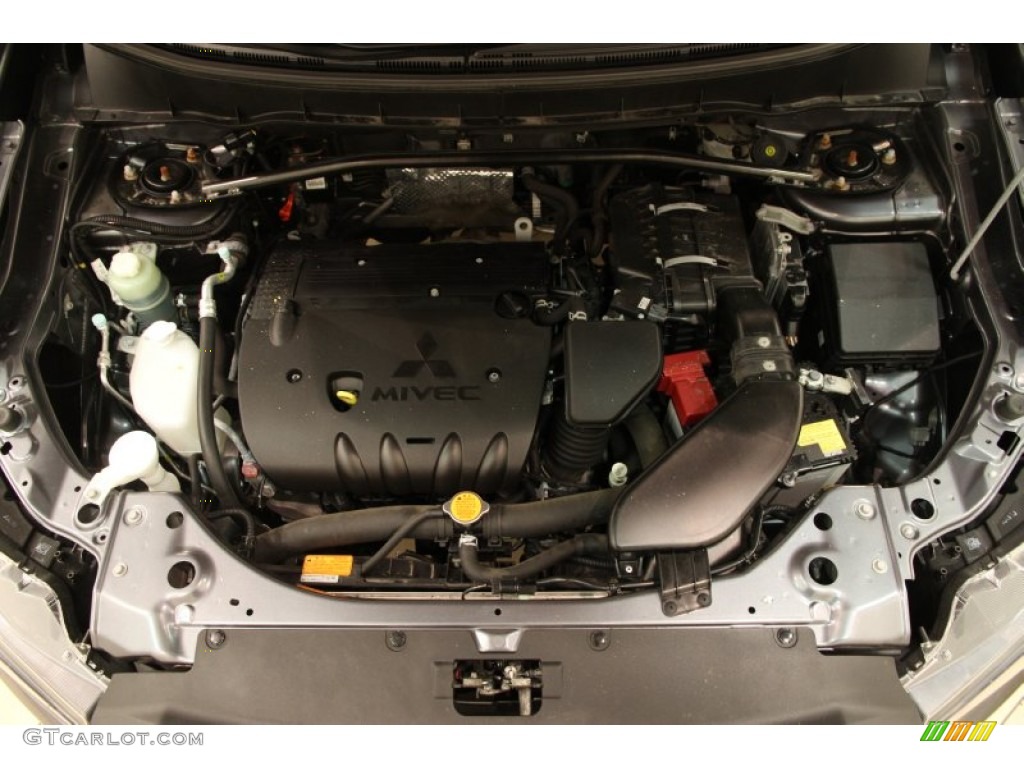 2011 Outlander SE - Graphite Gray Pearl / Black photo #14