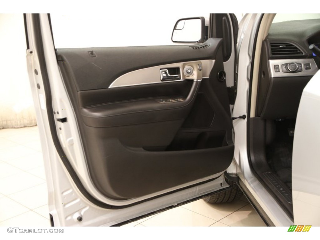 2014 Lincoln MKX AWD Charcoal Black Door Panel Photo #103224274