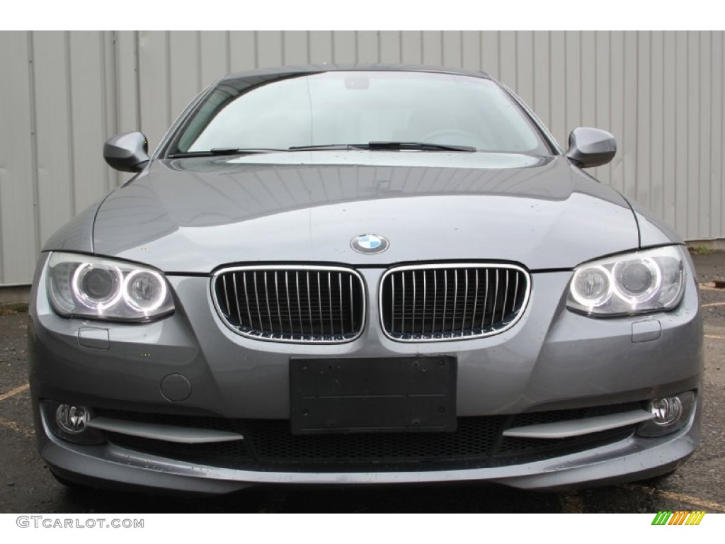 2012 3 Series 328i xDrive Coupe - Space Grey Metallic / Oyster/Black photo #5