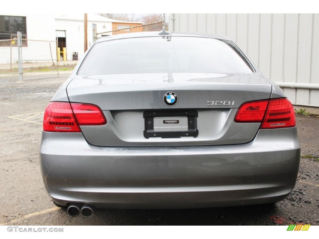 2012 3 Series 328i xDrive Coupe - Space Grey Metallic / Oyster/Black photo #8