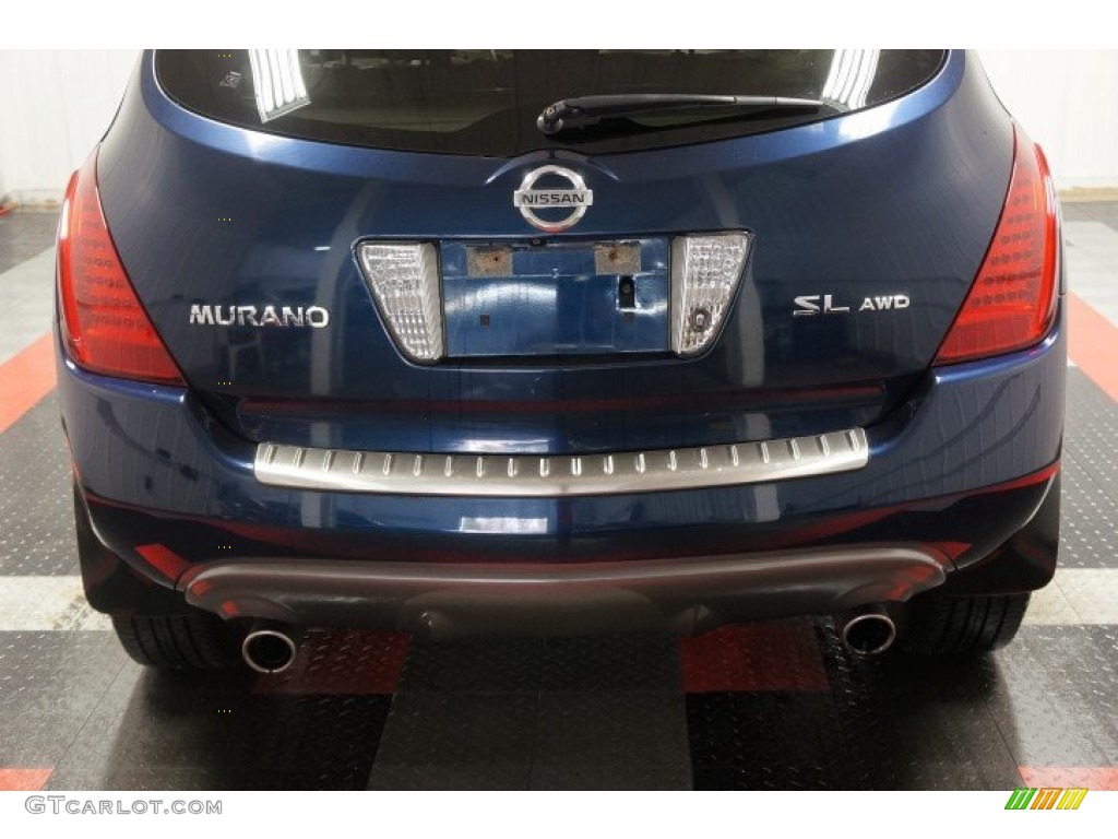 2007 Murano SL AWD - Midnight Blue Pearl / Cafe Latte photo #54