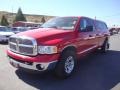 2004 Flame Red Dodge Ram 2500 SLT Quad Cab  photo #3