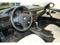Oyster/Black Dakota Leather Interior Photo for 2011 BMW 3 Series #103229182