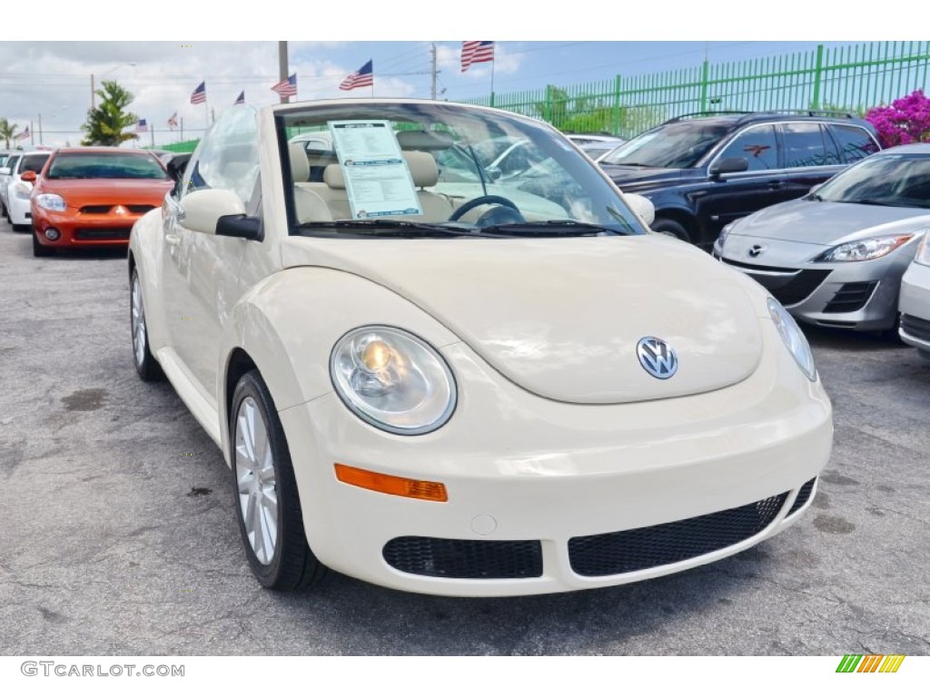 2008 New Beetle SE Convertible - Harvest Moon Beige / Cream Beige photo #4