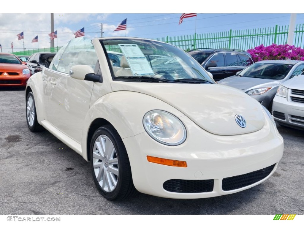 2008 New Beetle SE Convertible - Harvest Moon Beige / Cream Beige photo #5