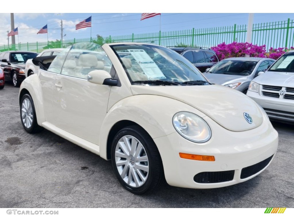 Harvest Moon Beige 2008 Volkswagen New Beetle SE Convertible Exterior Photo #103229689