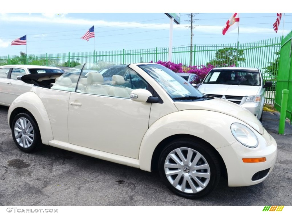 2008 New Beetle SE Convertible - Harvest Moon Beige / Cream Beige photo #7
